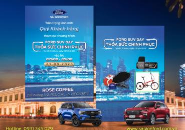 23/9 ROADSHOW CÙNG FORD SUV DAY 2023 | SÀI GÒN FORD