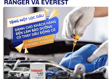 Bạn có lỡ hẹn lịch bảo dưỡng định kỳ cho chiếc xe Ford Ranger hoặc Ford Everest(*) của mình? 