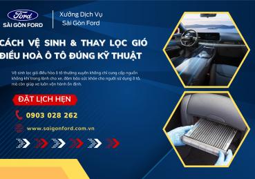 Cách vệ sinh và thay lọc gió điều hoà ô tô đúng kỹ thuật