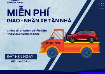 Chương trình giao xe miễn phí tại Sài Gòn Ford