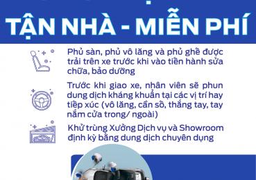 Giao nhận xe miễn phí cùng Sài Gòn Ford 8/7/2022