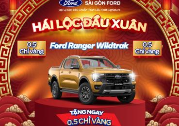Mua Xe Ford Trúng Vàng 24K - Hái Lộc Đầu Xuân Cùng Sài Gòn Ford 