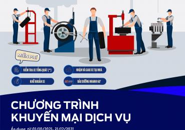 SÀI GÒN FORD KHUYẾN MÃI DỊCH VỤ THÁNG 10/2021